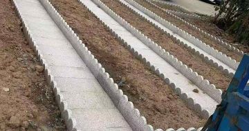 丽江芝麻白花边石