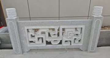 丽江芝麻白河道栏杆 桥栏杆