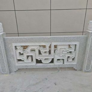 丽江芝麻白河道栏杆 桥栏杆