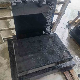 丽江花岗岩墓碑石 墓碑 套墓