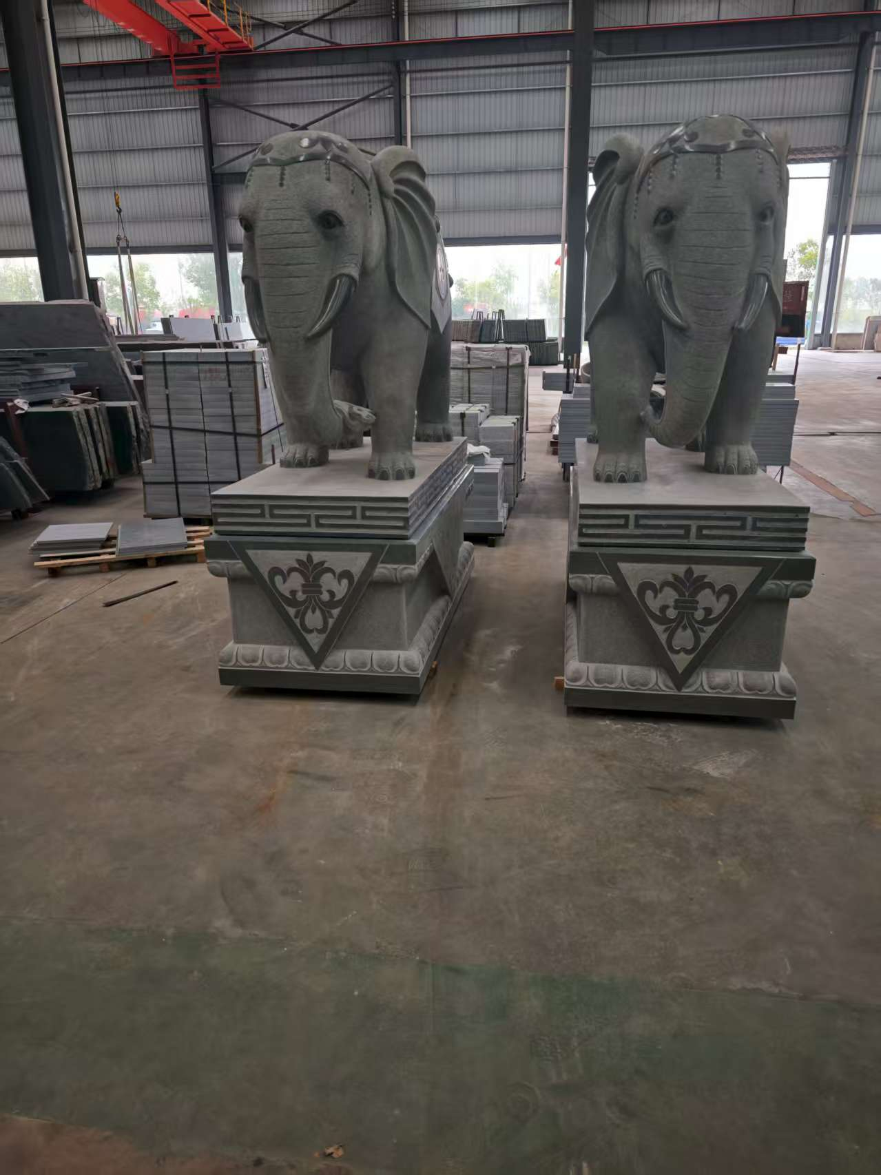 丽江芝麻灰花岗岩对象 芝麻白芝麻灰大象