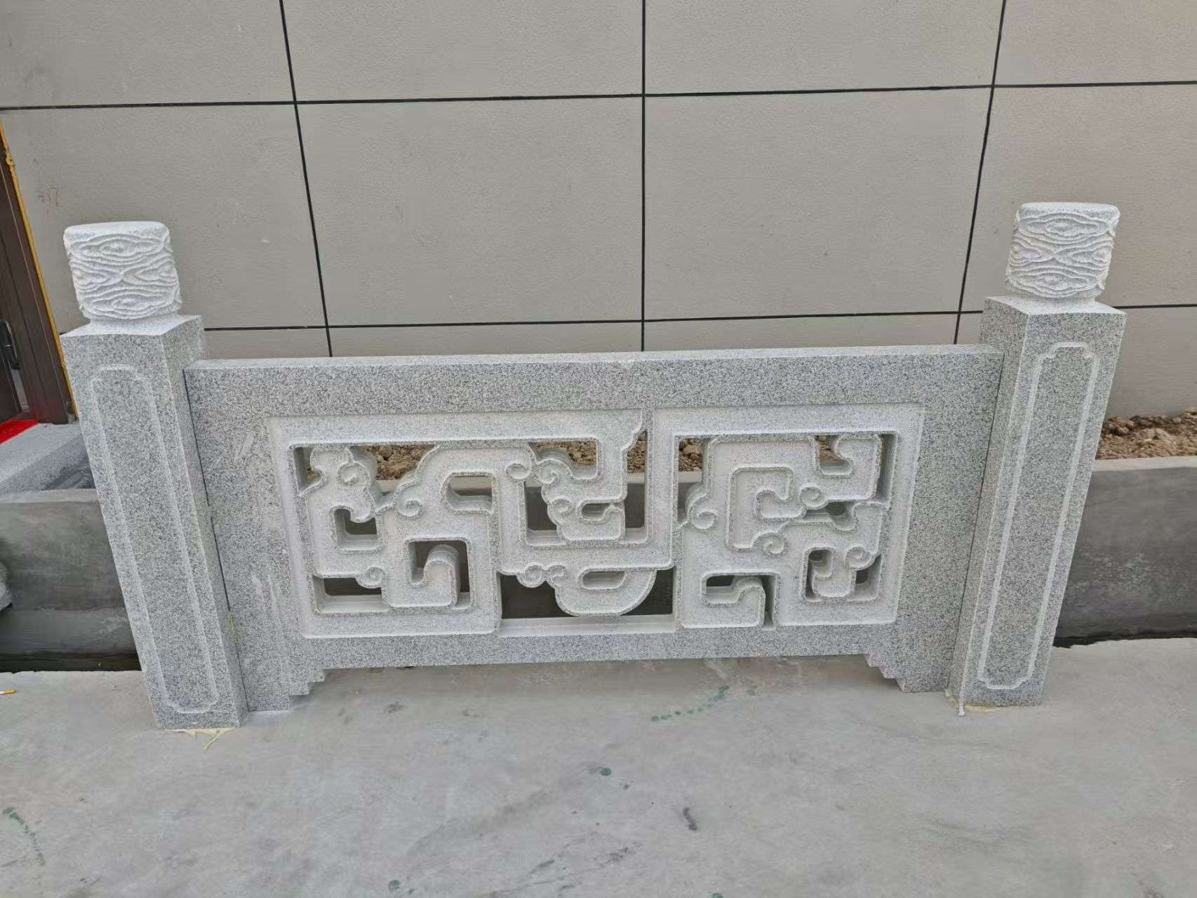 丽江芝麻白河道栏杆 桥栏杆